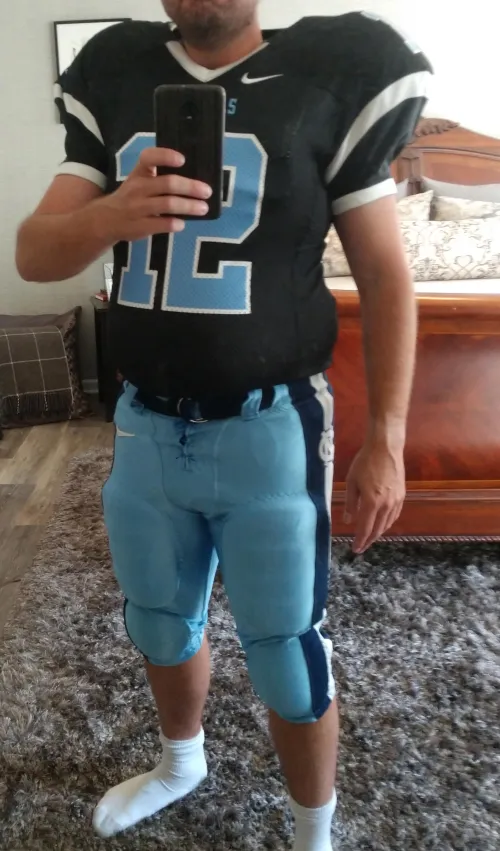 My Carolina Tar Heels football uniform