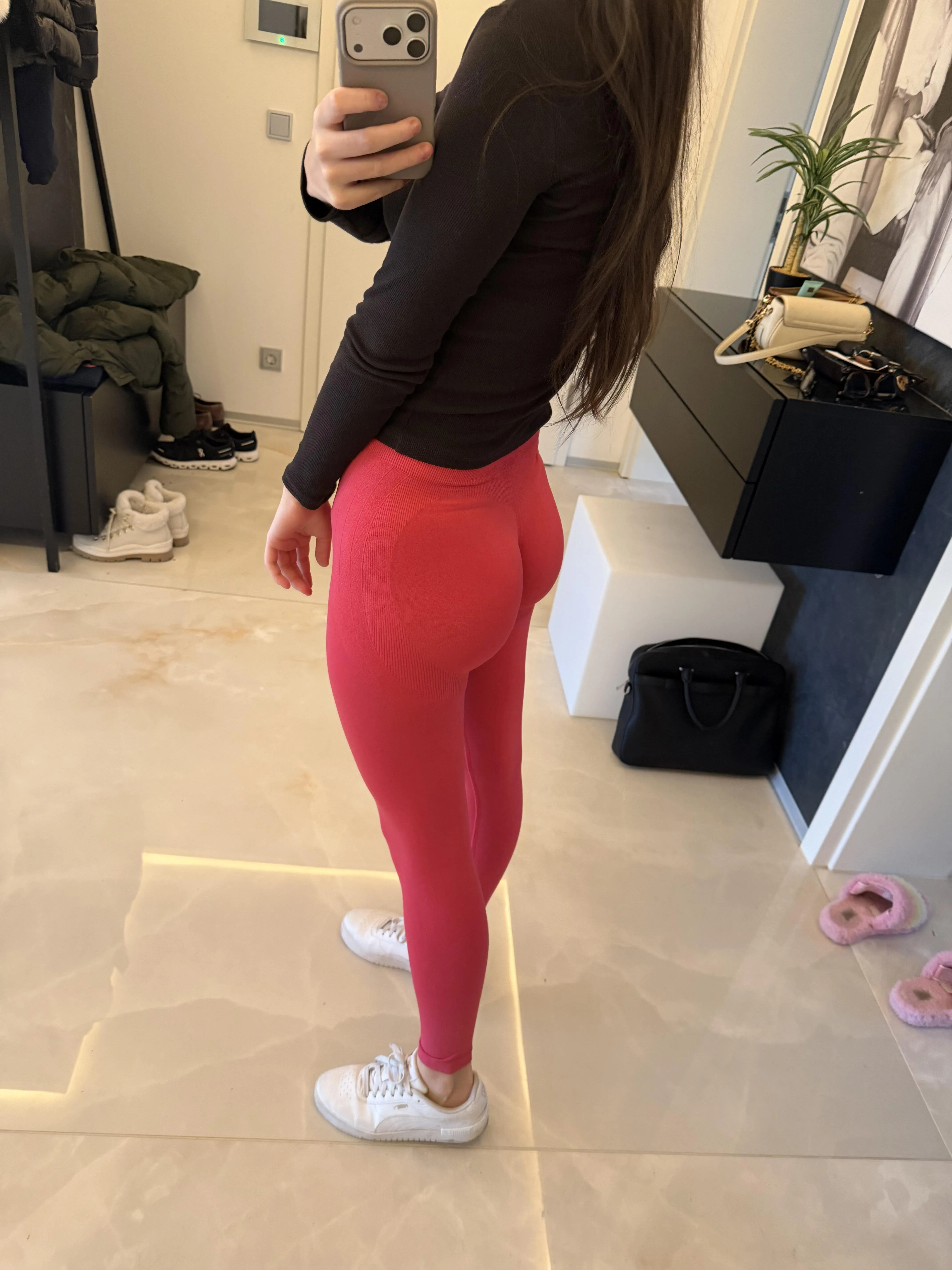 Pink leggings