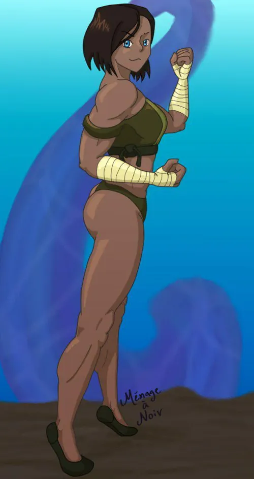 Body Builder Korra (MenageANoir) [The Legend of Korra]