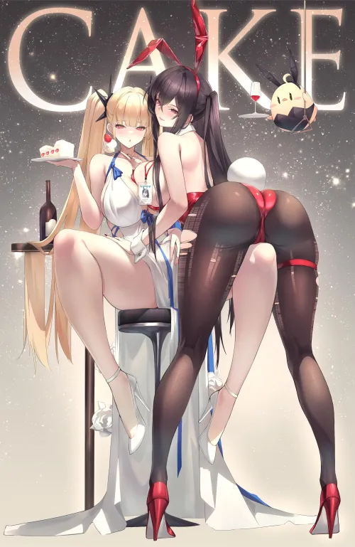 Formidable and Taihou bunny suit extravaganza