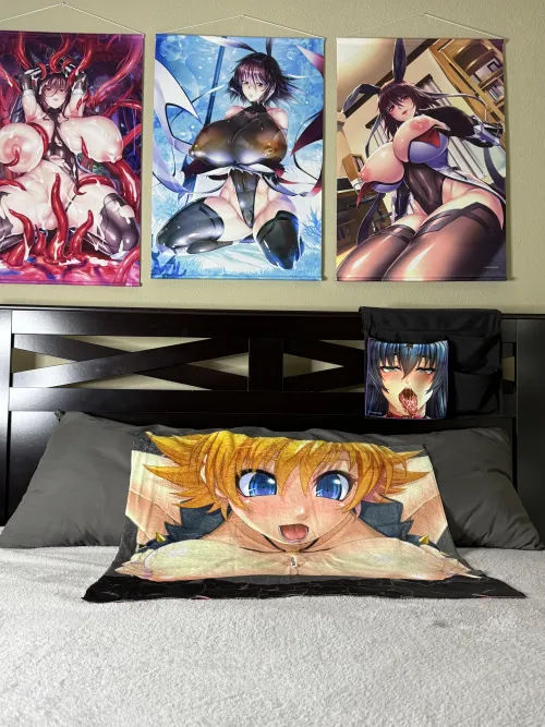 I sleep well in bed knowing my girls protect me.