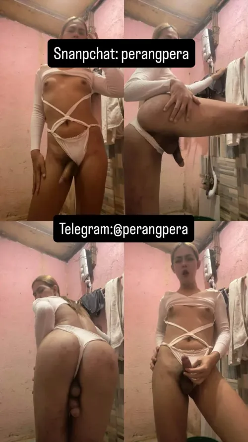 What will you taste first when I get naked? My hard dickgirl or my juicy ass, or either both?