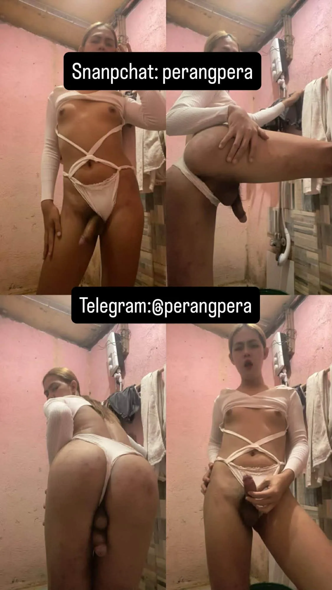 What will you taste first when I get naked? My hard dickgirl or my juicy ass, or either both?