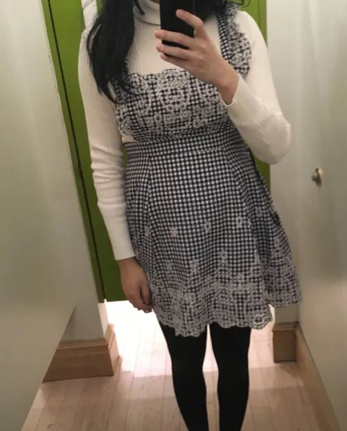 Does fitting room count as public?