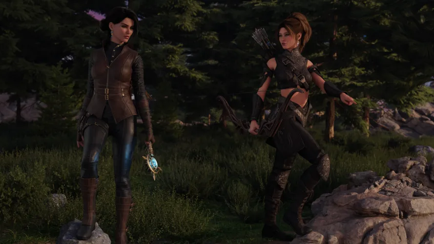 [Hold the Silence] Been enjoying making these wilderness scenes for my fantasy world