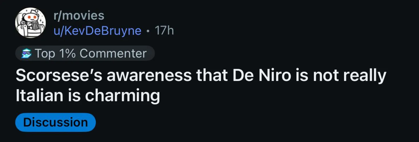 Robert De Niro: Gay and Not Italian