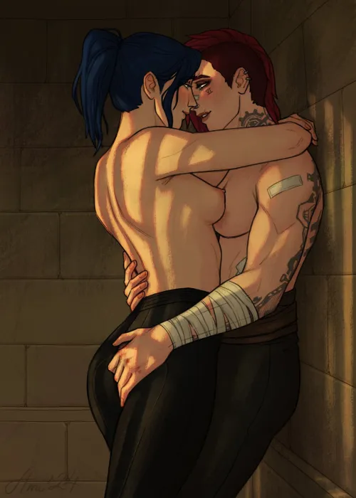 Cait & Vi feeling Fantastic (@ami_nsfw) [Arcane: League of Legends]