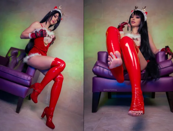 Christmas Tifa (Aery Tiefling) [Final Fantasy 7]