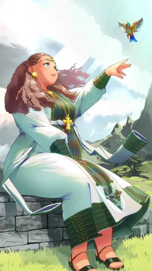 Ethiopian BBW by (@akina_bbw)