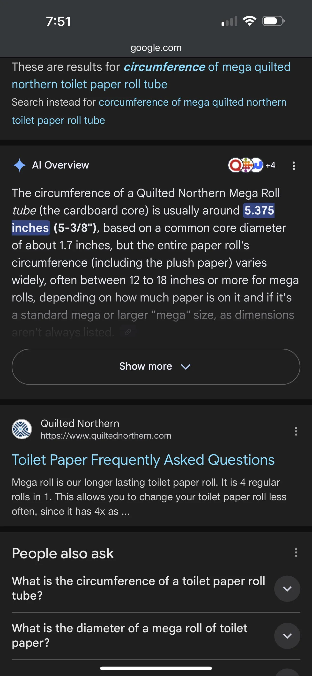 Huge progress! (Girth, no pun intended)