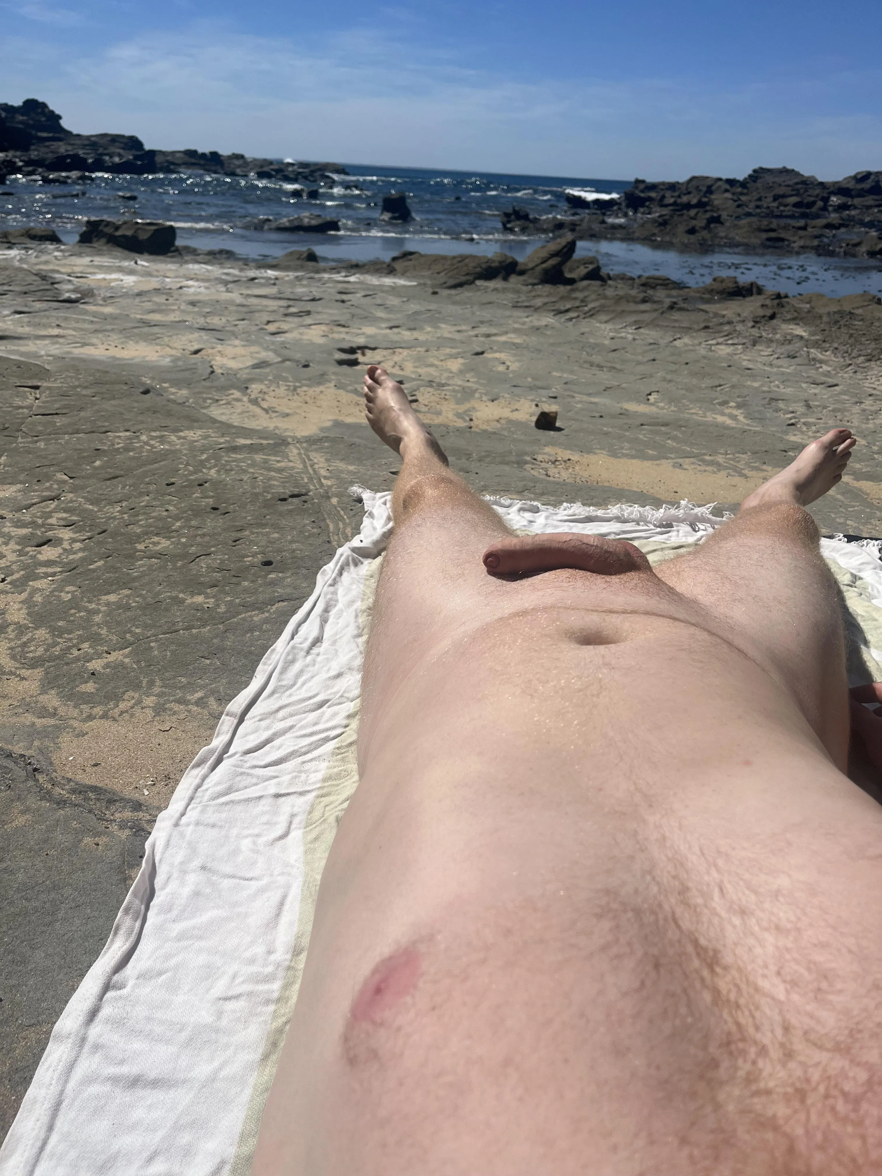 Perfect day to be nude down Phillip island ☀️