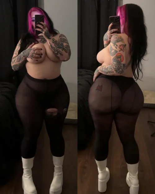 Ripped my nylons again ://