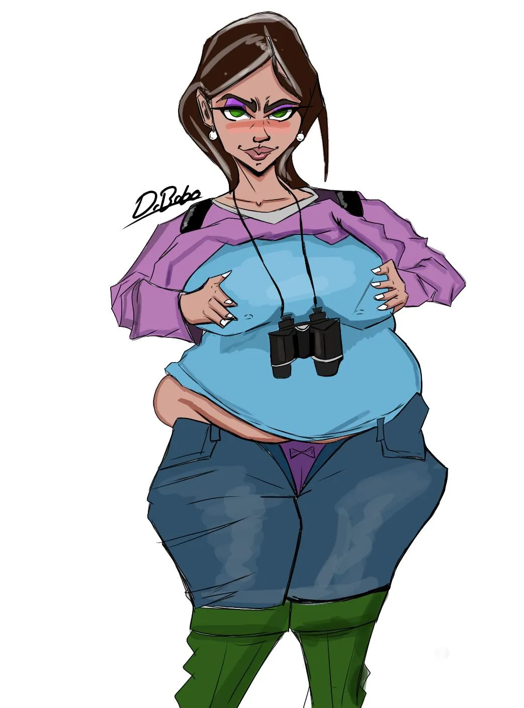 What are some characters I should draw in my style a little bit thicker and fat 😉