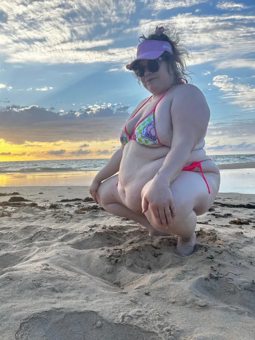 Working on my belly tan