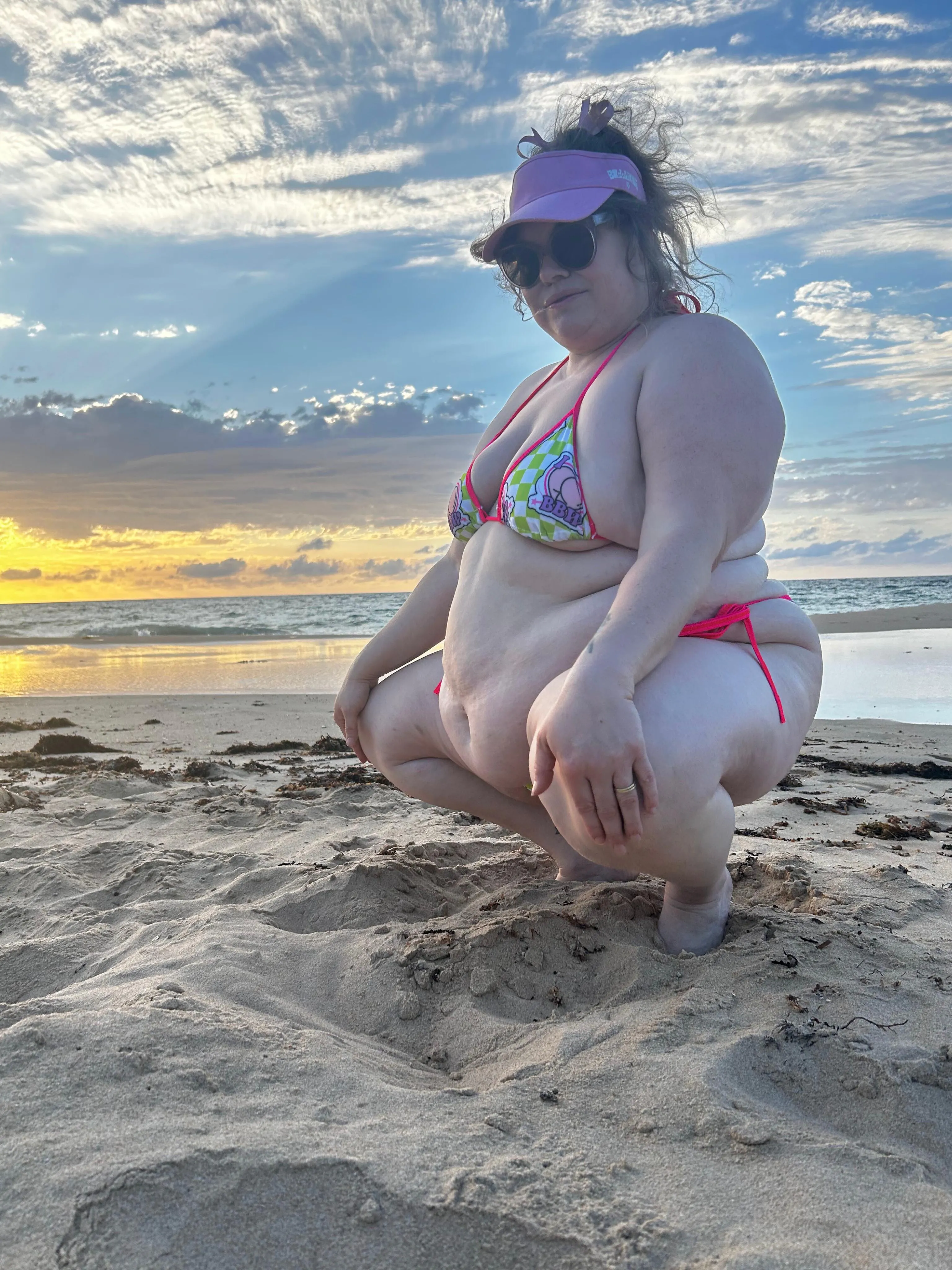 Working on my belly tan