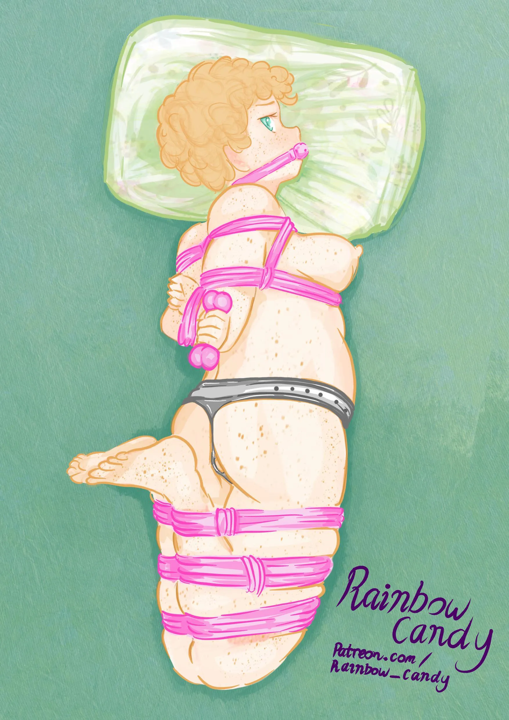 A piece of concept art I made for an upcoming scene in my trans sapphic webcomic. I hope you like it :3