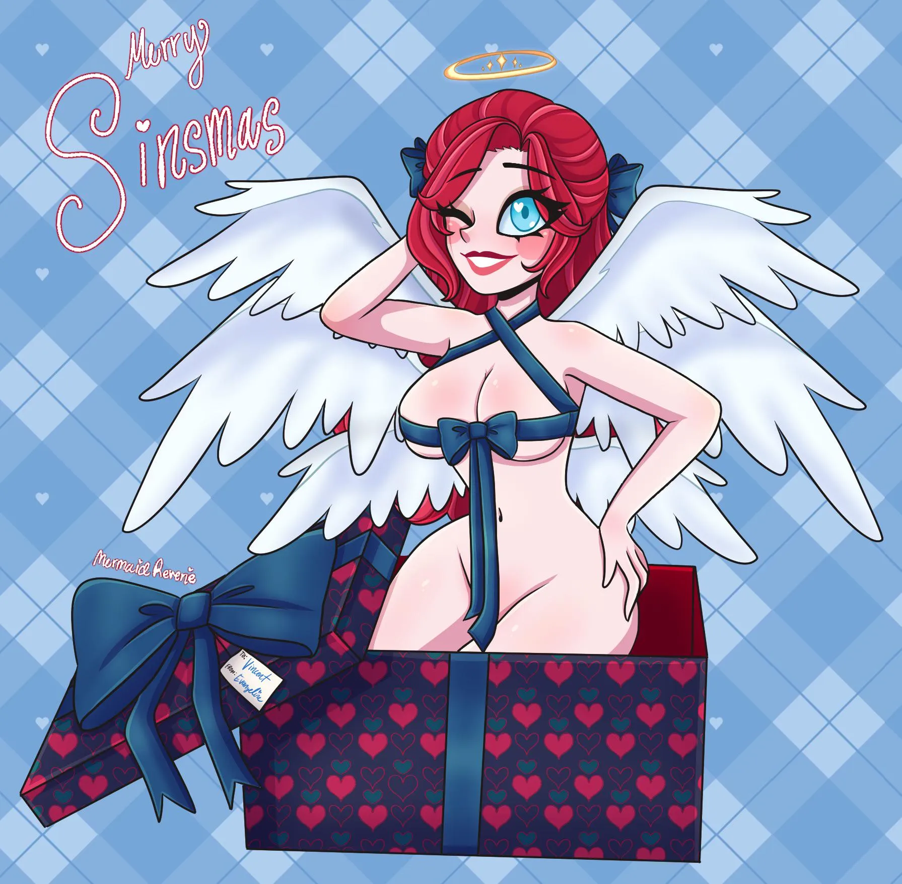 A Very Merry (early) Sinsmas from Evangeline [OC]