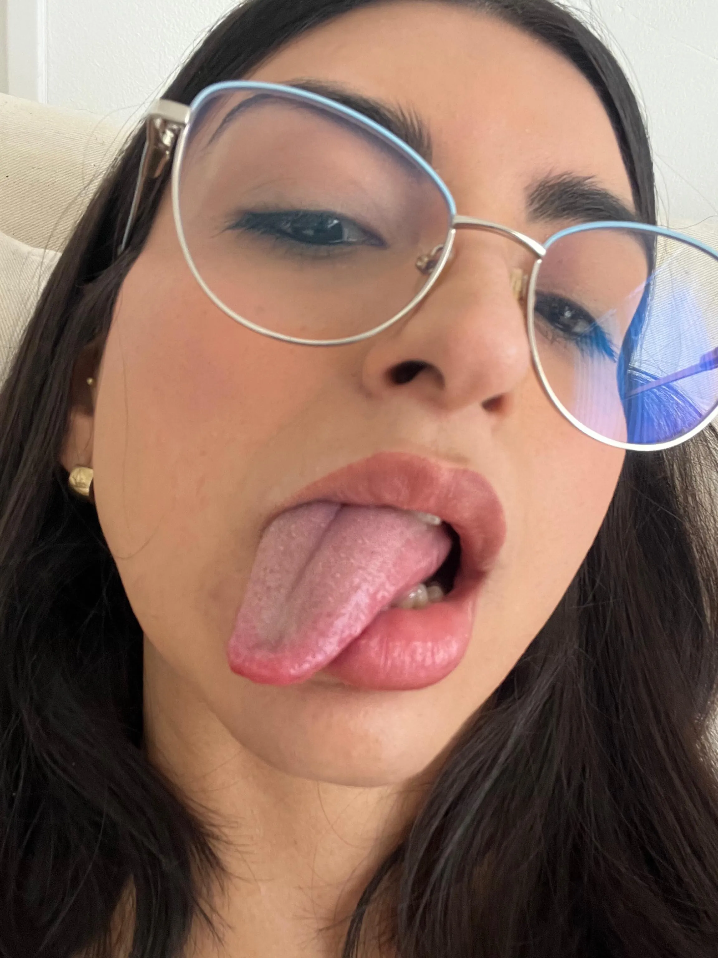 Are you ready to cover my tongue with your cum?