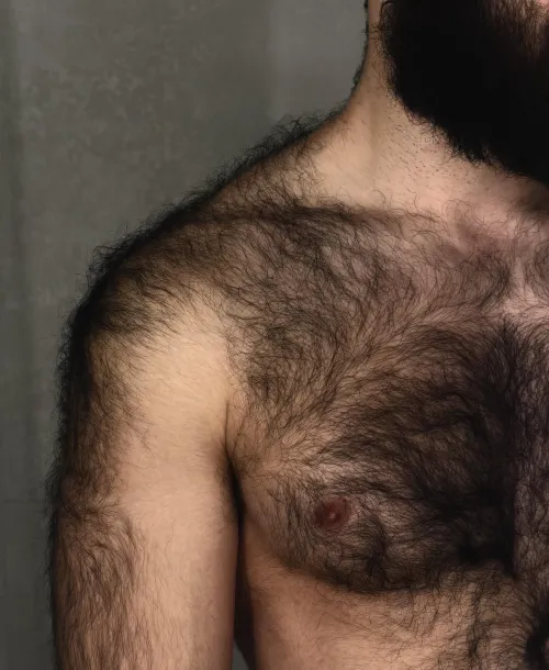 As hairy as the art I create