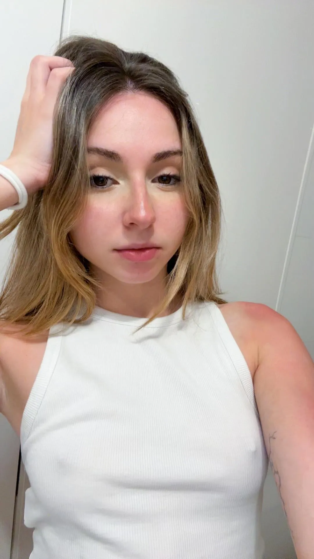 Be honest where did you look first, my face or nipples?