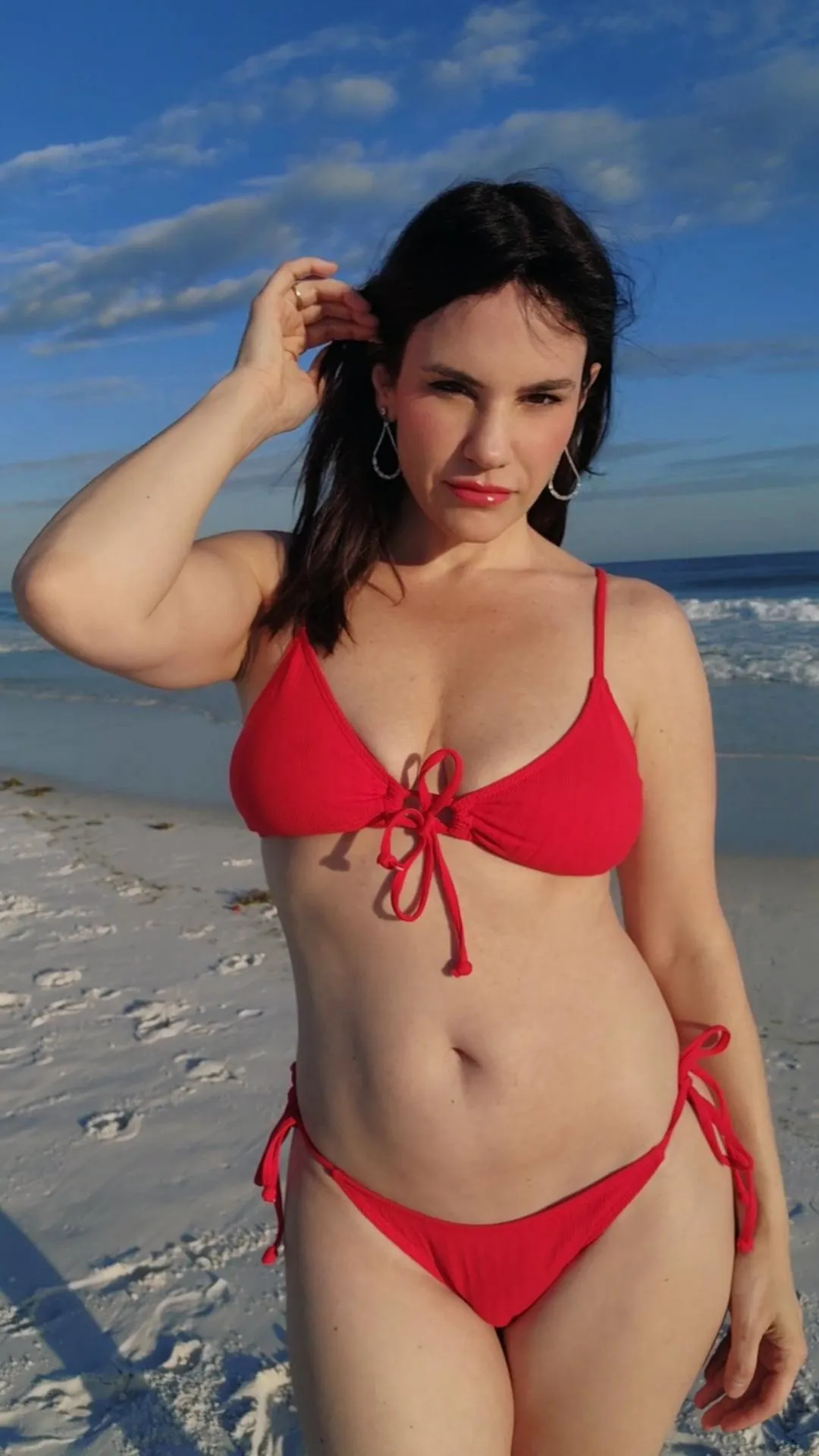 Blue sky makin' my red pop! 49F