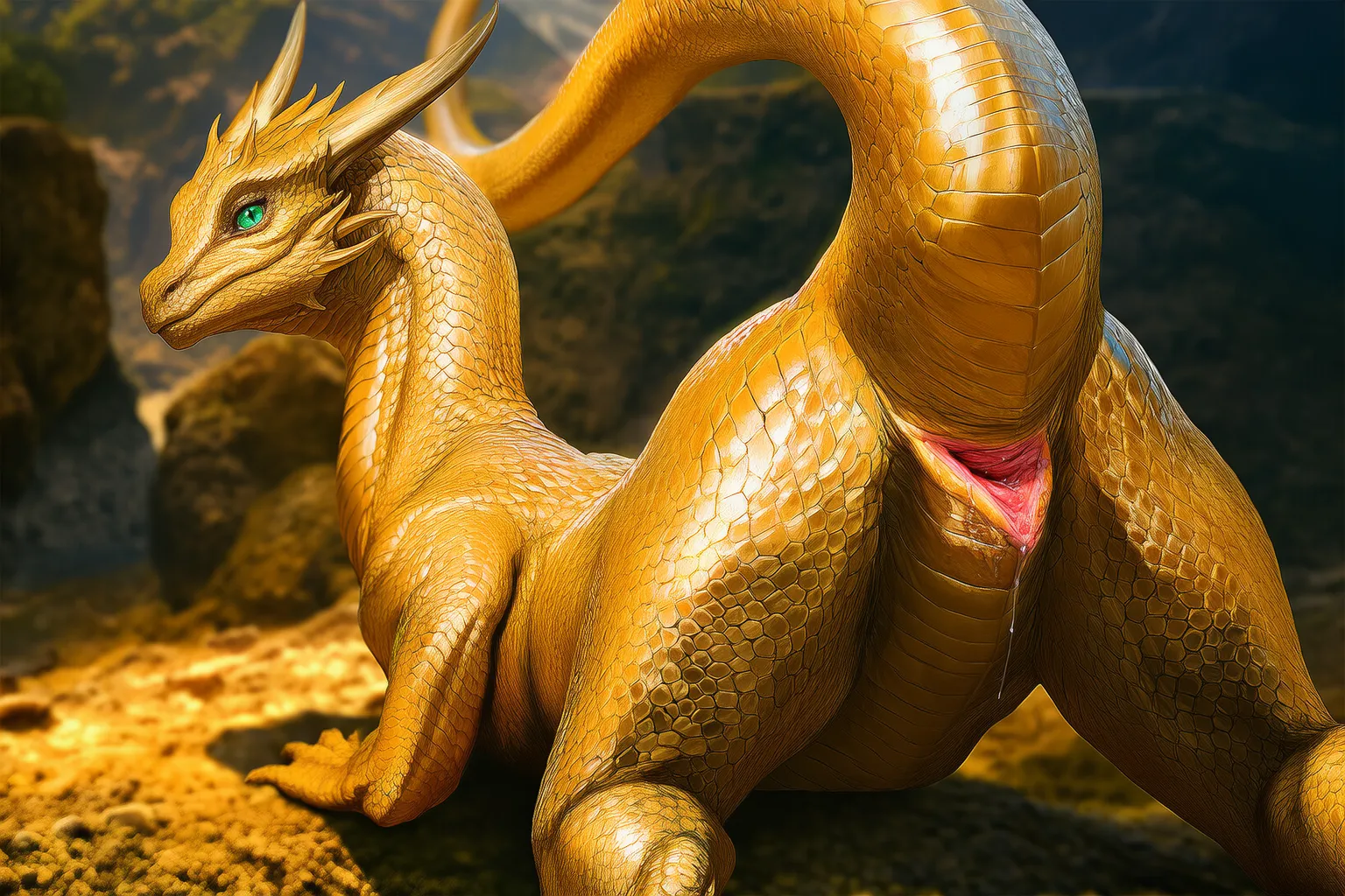 Brass Dragon Presenting[F](HoboZombie){NovelAI}