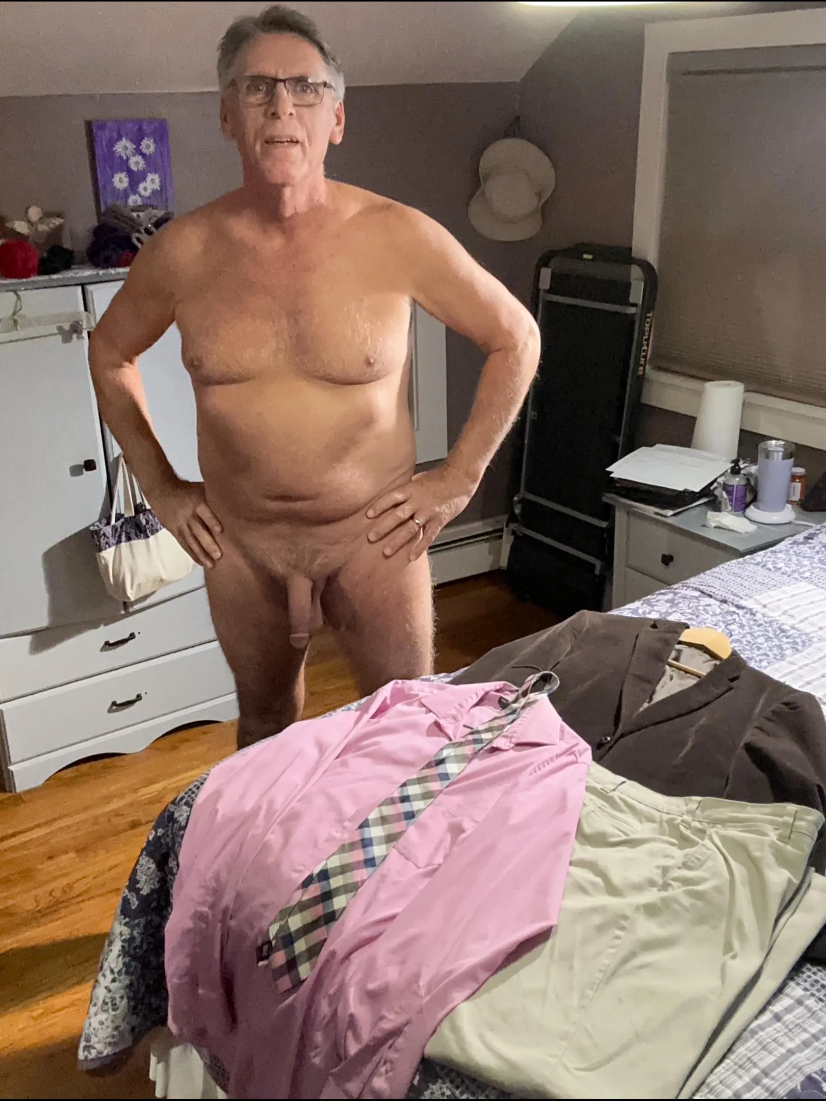 Getting ready for church.