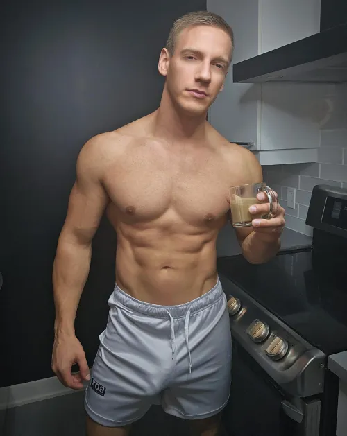 Good morning baby 😜☕️