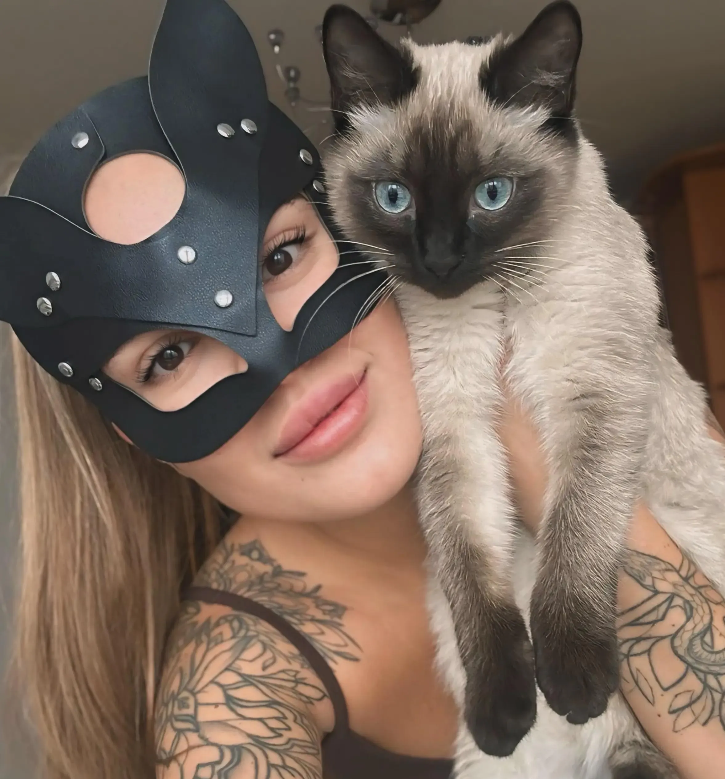 Hands on the table, we're just cute kitties