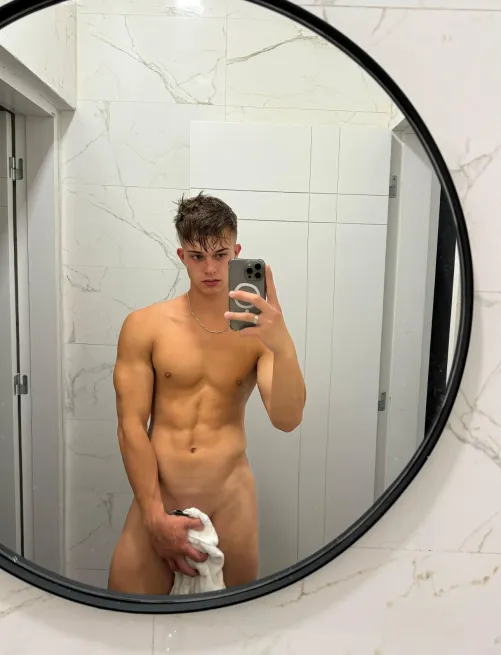 I just got out of the shower