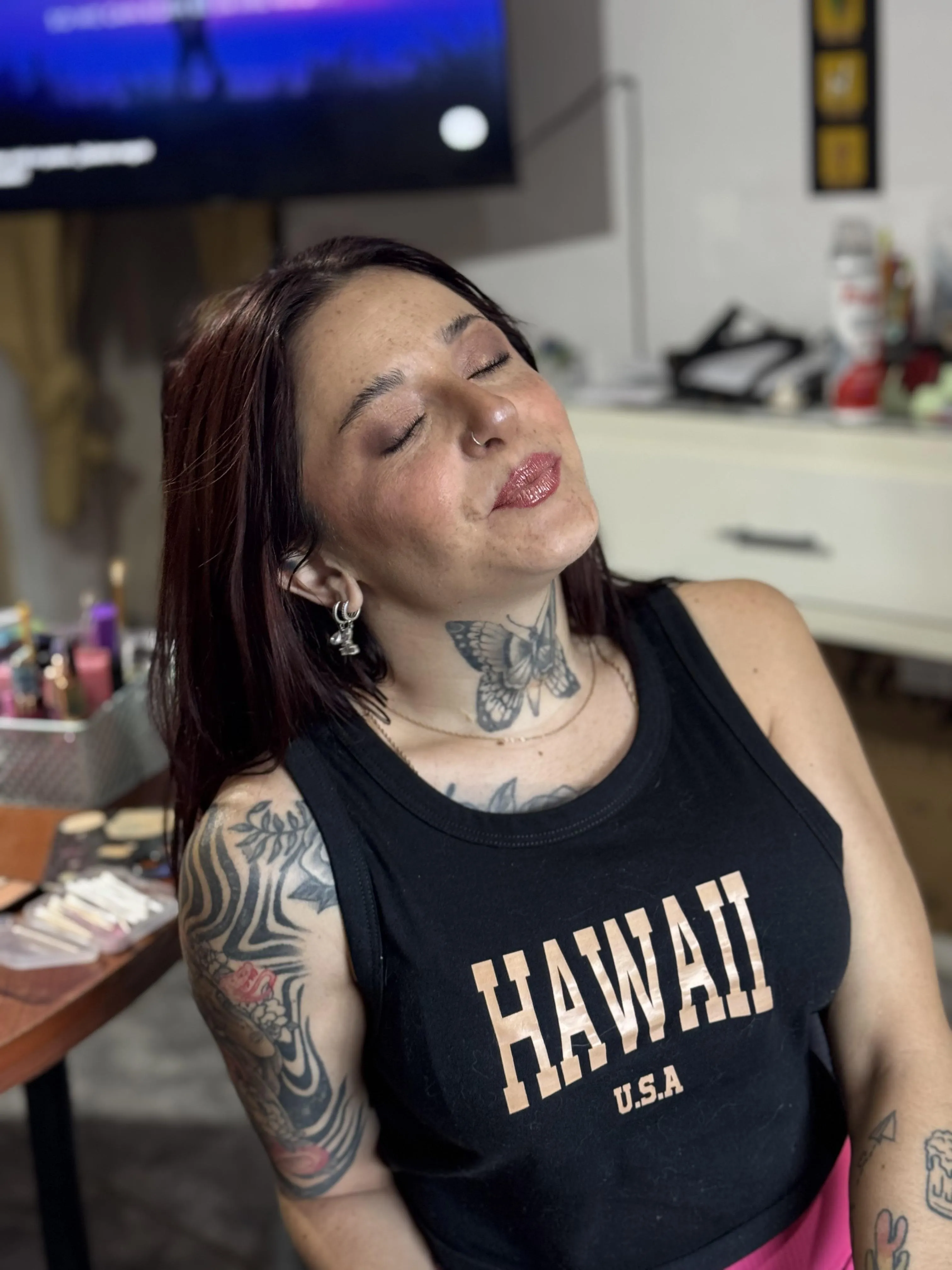 I'll give you a kiss and leave you marked