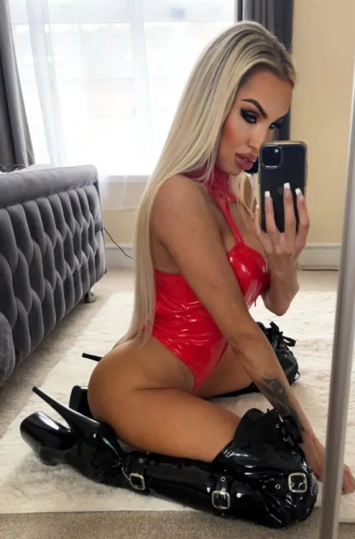 Kneel lower, my heels are taller than your pride.