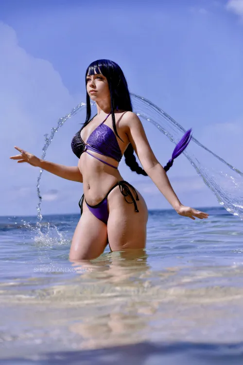 Raiden Shogun cosplay by Shirokoneko