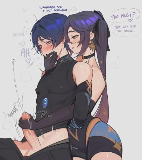 Scara bullied and made to cum