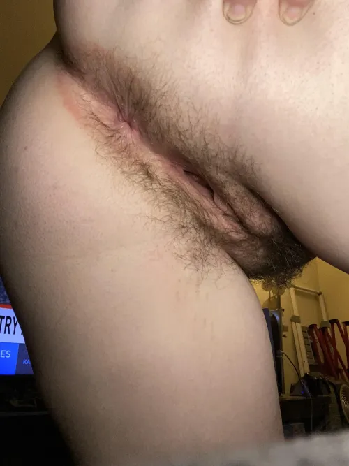 those dark, sweaty ass hairs of mine await your nose and tongue :3!