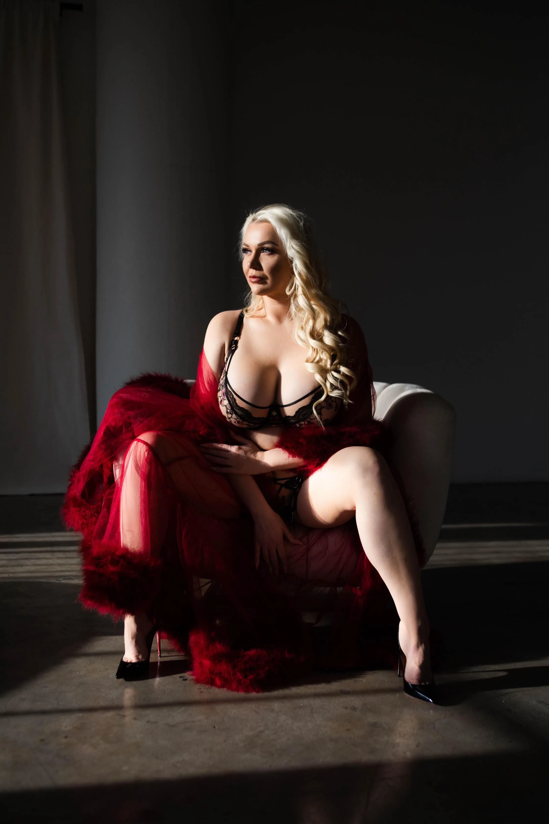 Very lingerie noir in this sexy arty shot I did