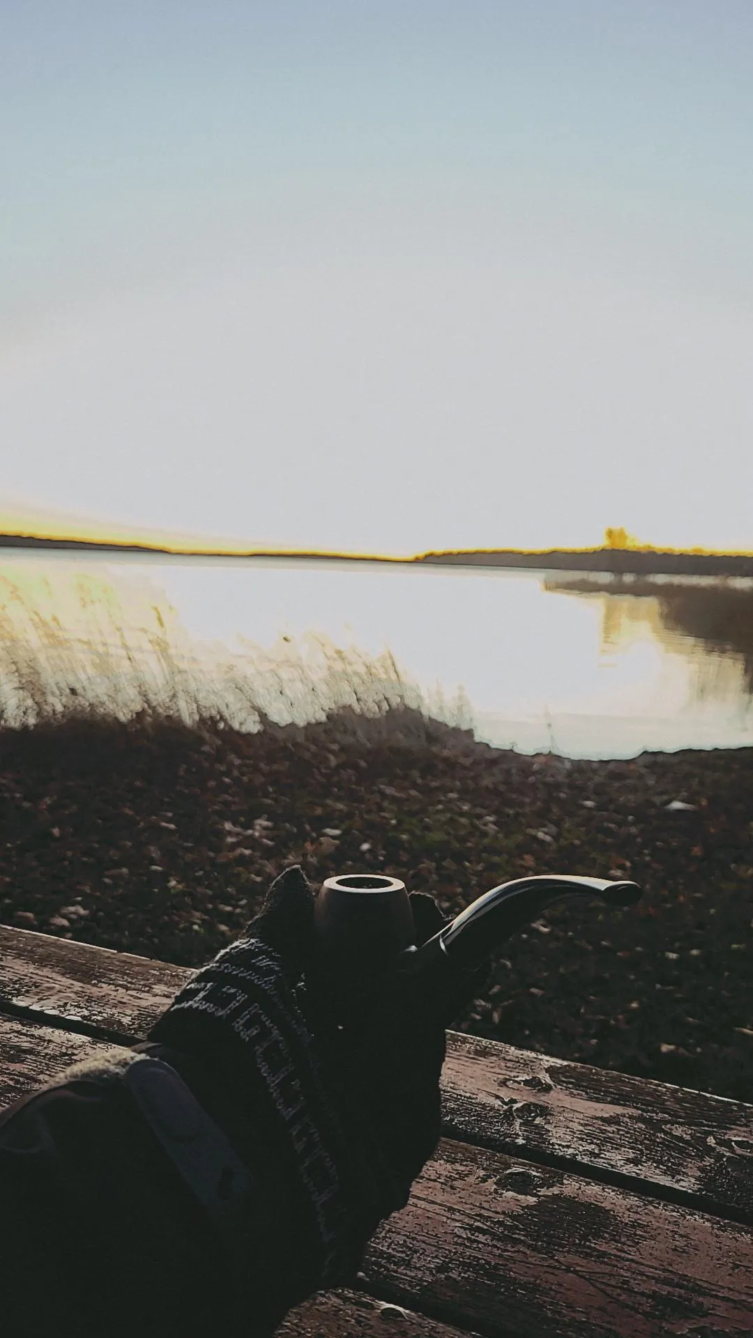 Waiting for the sunrise on the shortest day of the year