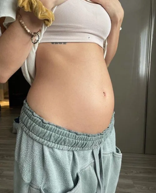 What do you think of my growing belly