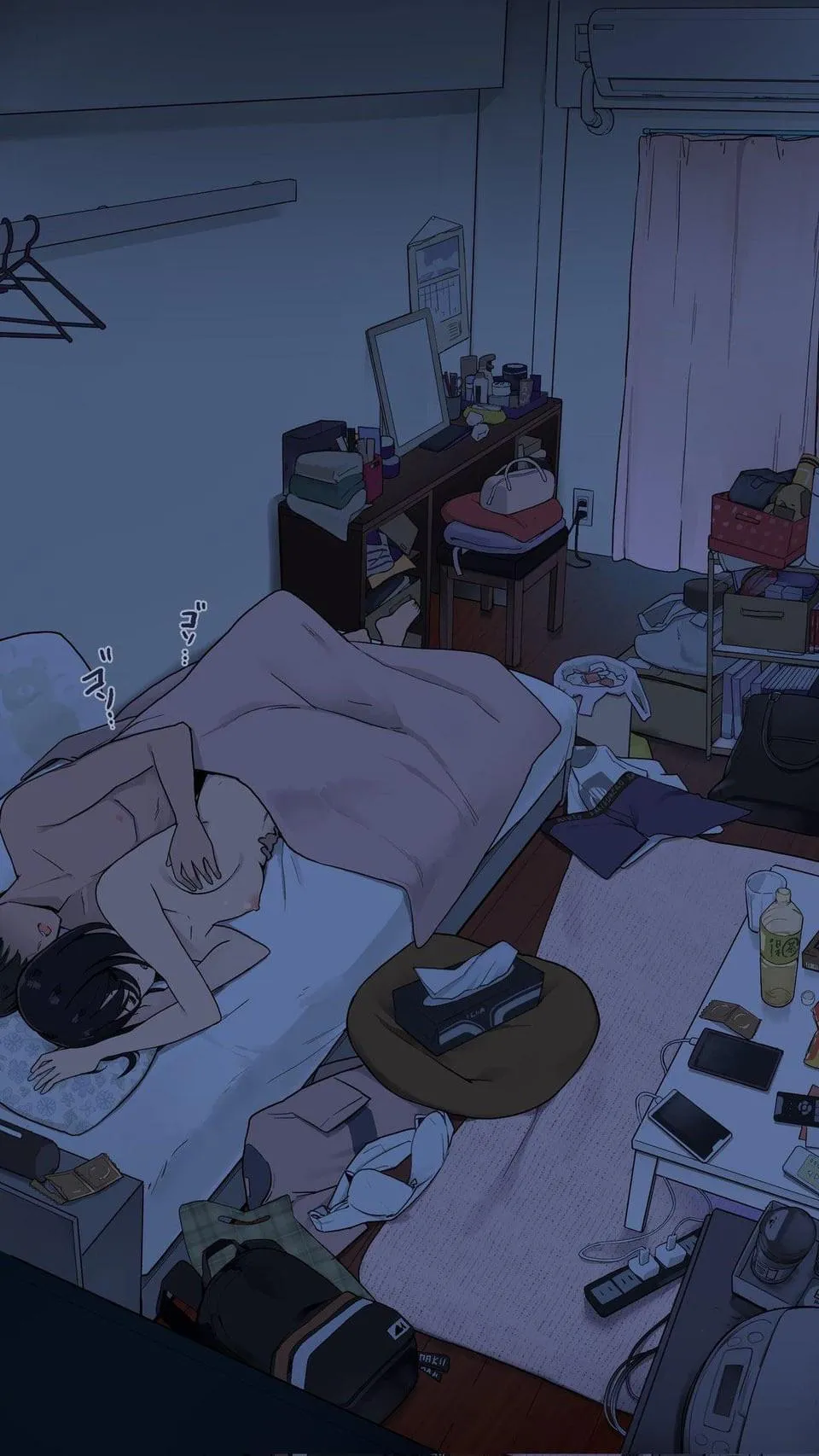 Clothes? Do we have to put them on if we're just going to fuck again later anyways?