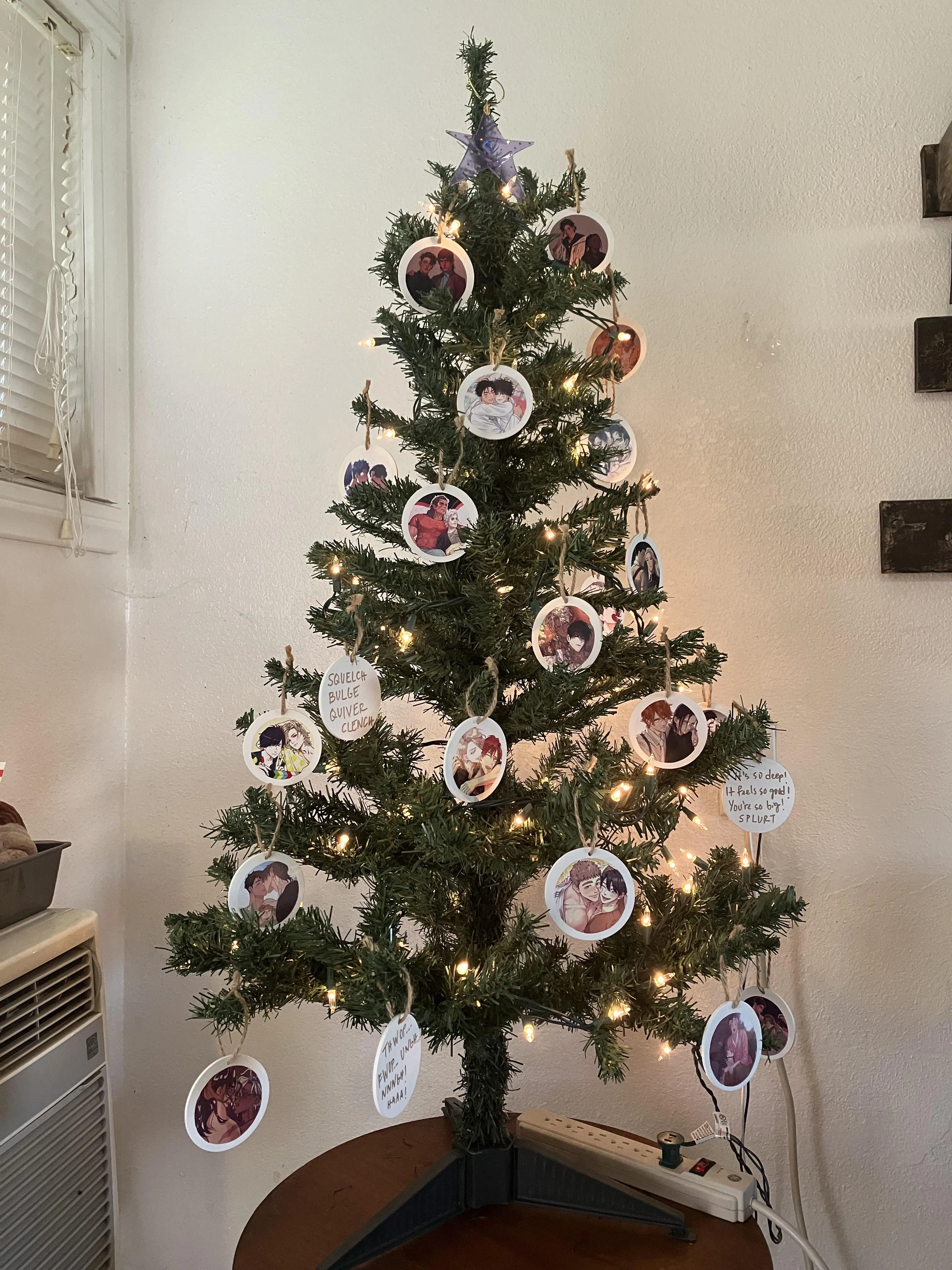 My wife put up the Christmas tree with new decorations this year. What does this mean?