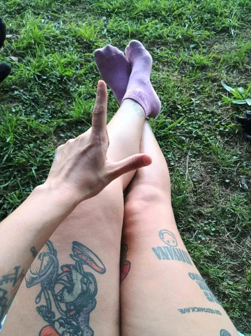 It's not just about feet and socks. It's about the attention they generate when someone stops to look at them.