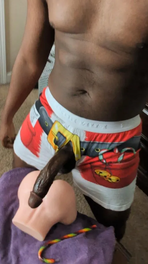 You've been naughty this year. Looks like I'll have to fuck the bad outta you!