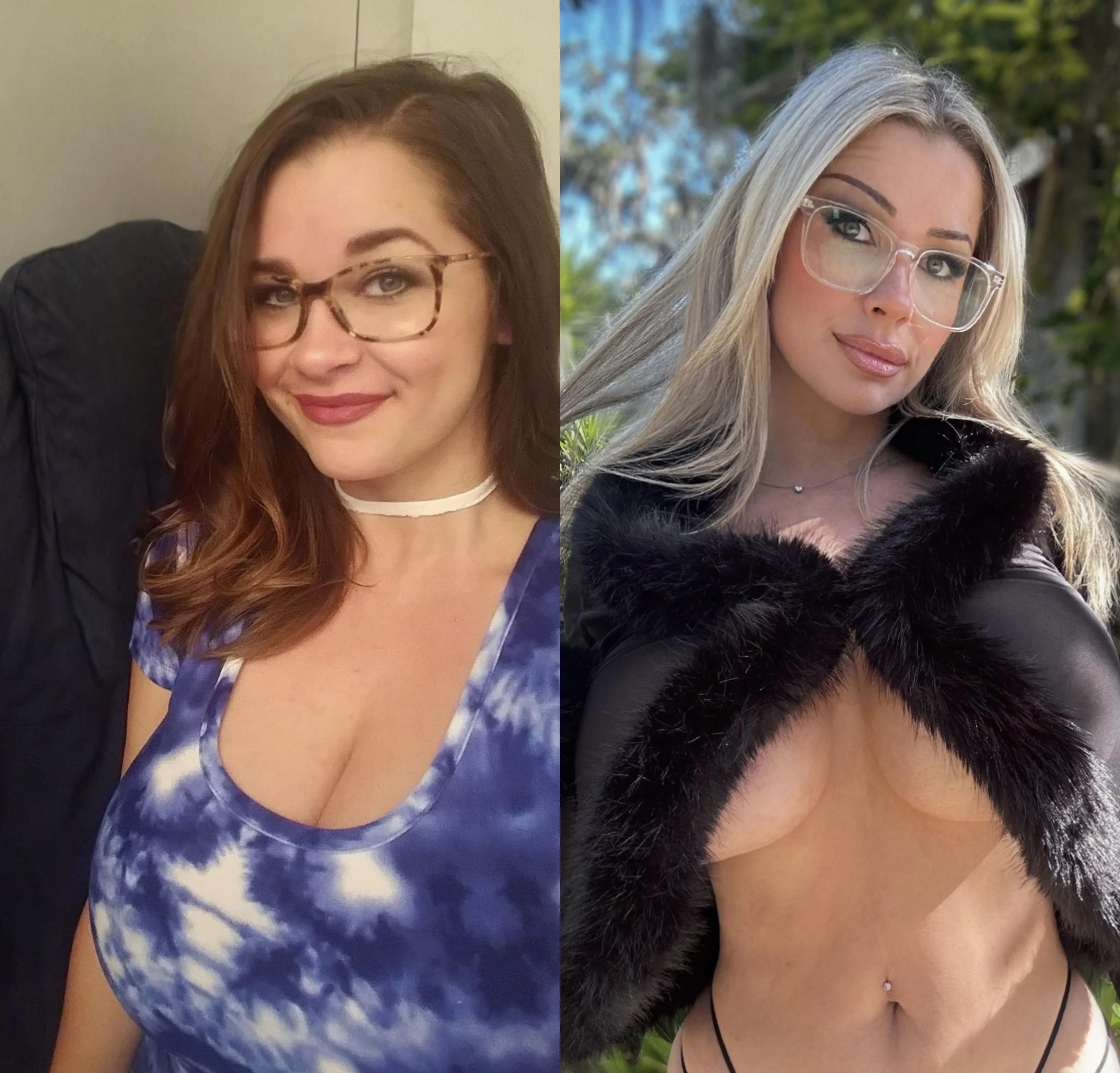 Nerdy girl to nerdy bimbo 🤭