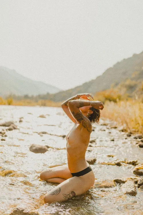 She’s a freak for the creek