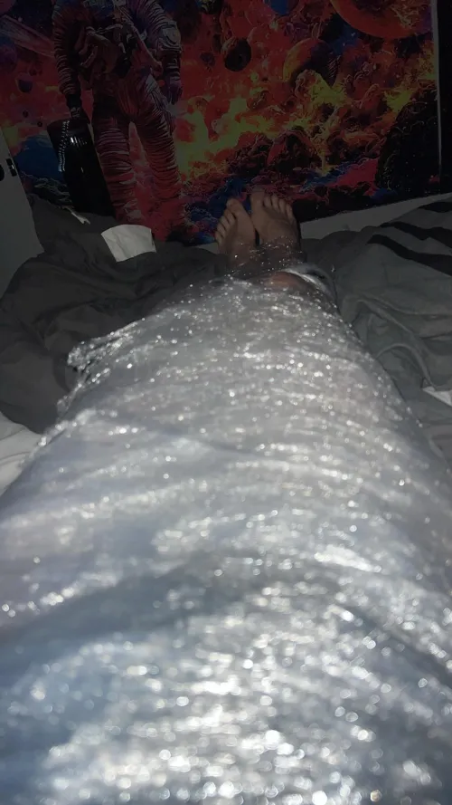 A little self mummified last night #mummifed