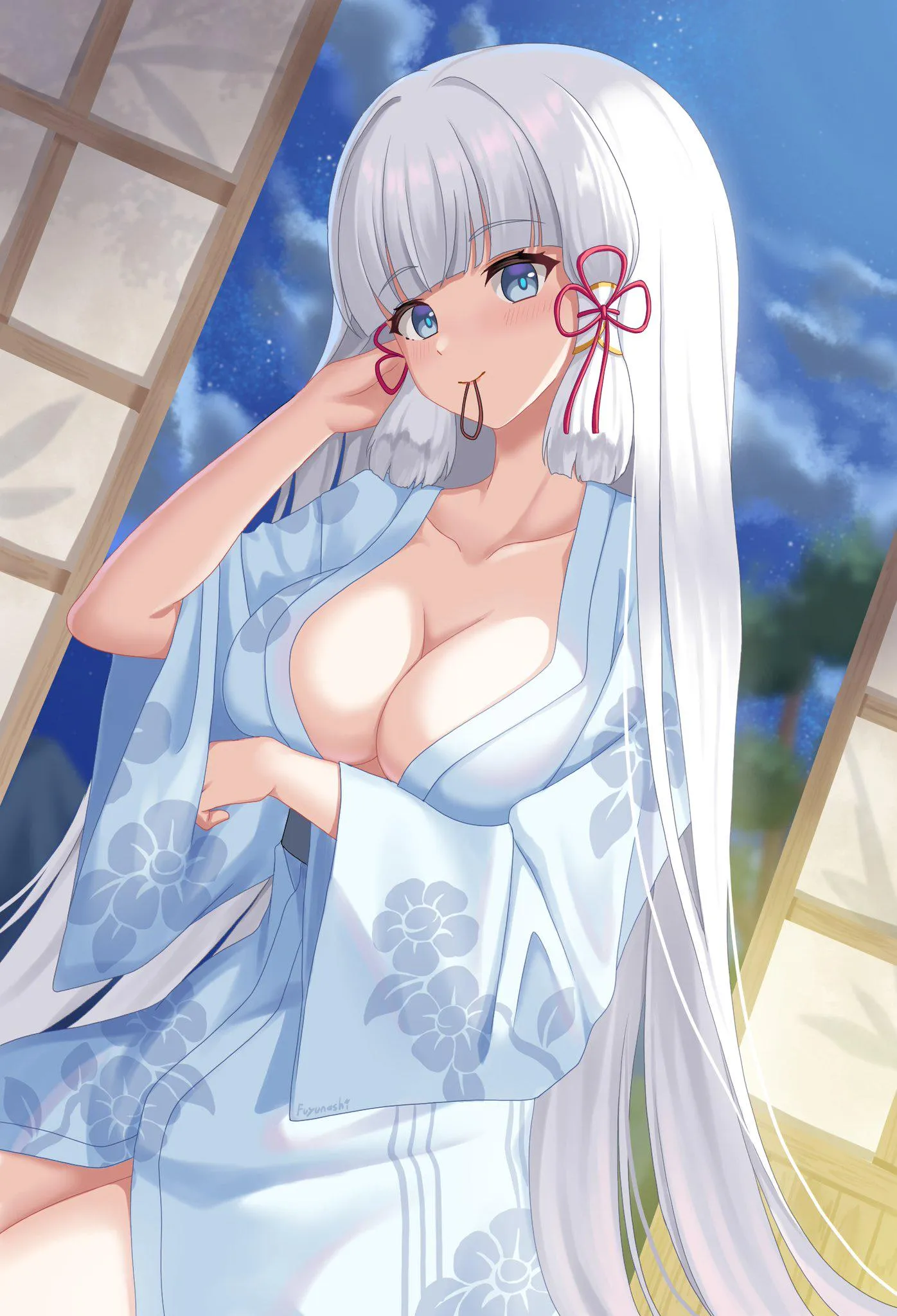 Ayaka after getting out of the hot spring