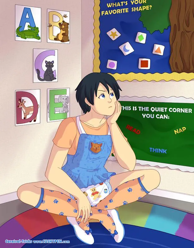 Baby Bored at School