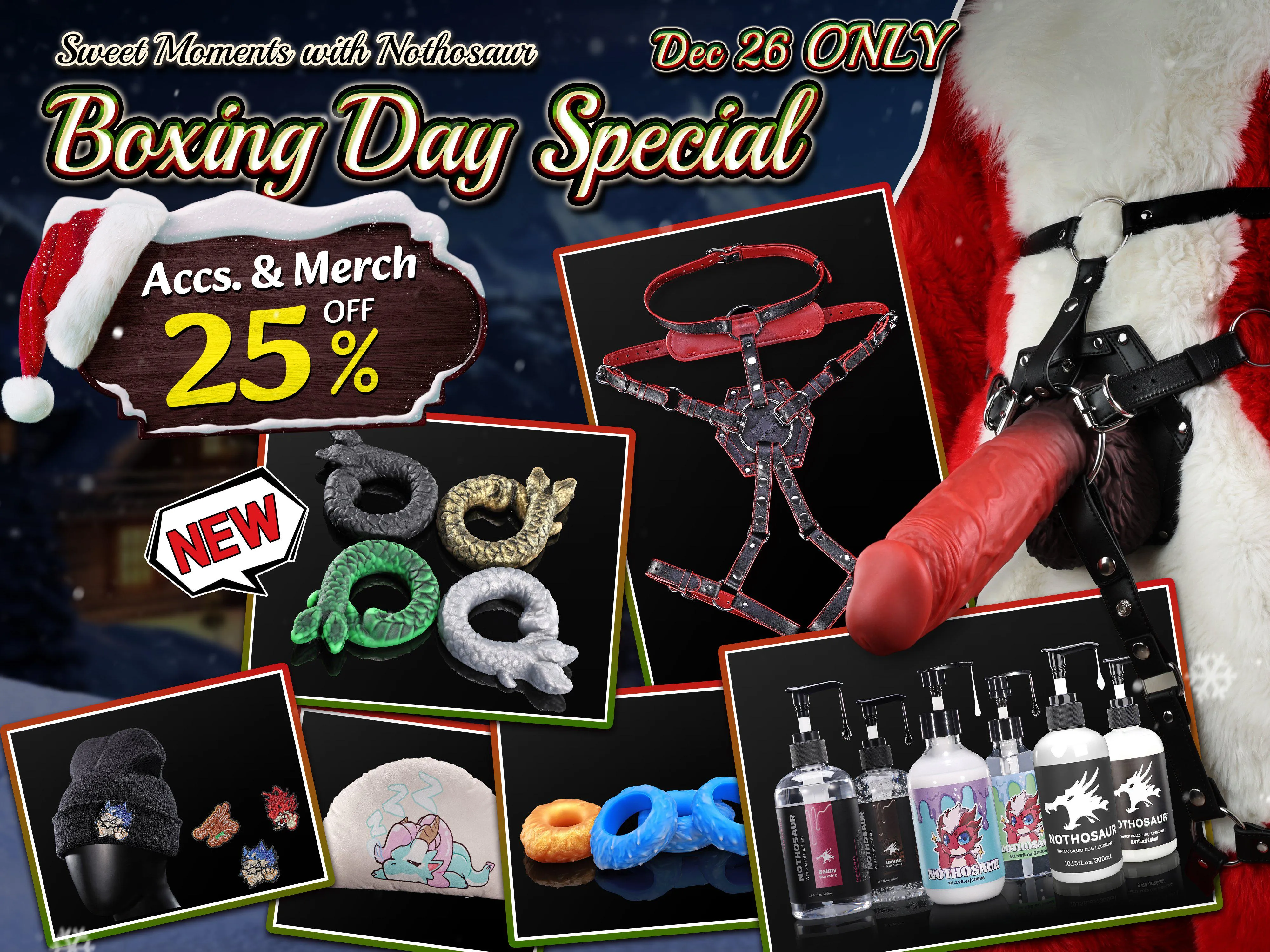 Boxing Day Treat 🎁 25% OFF Accessories & Merch One-Day Only