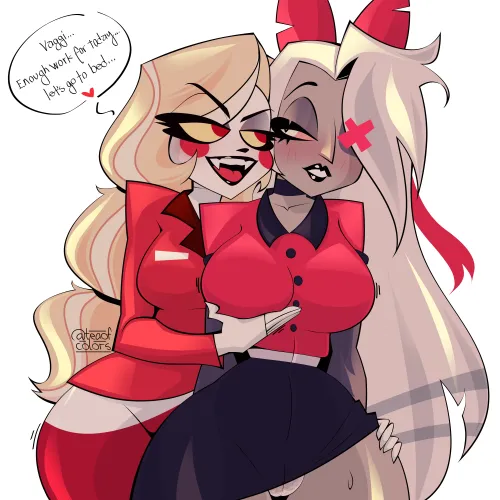 Charlie x Vaggi (art by Teaofcolors)