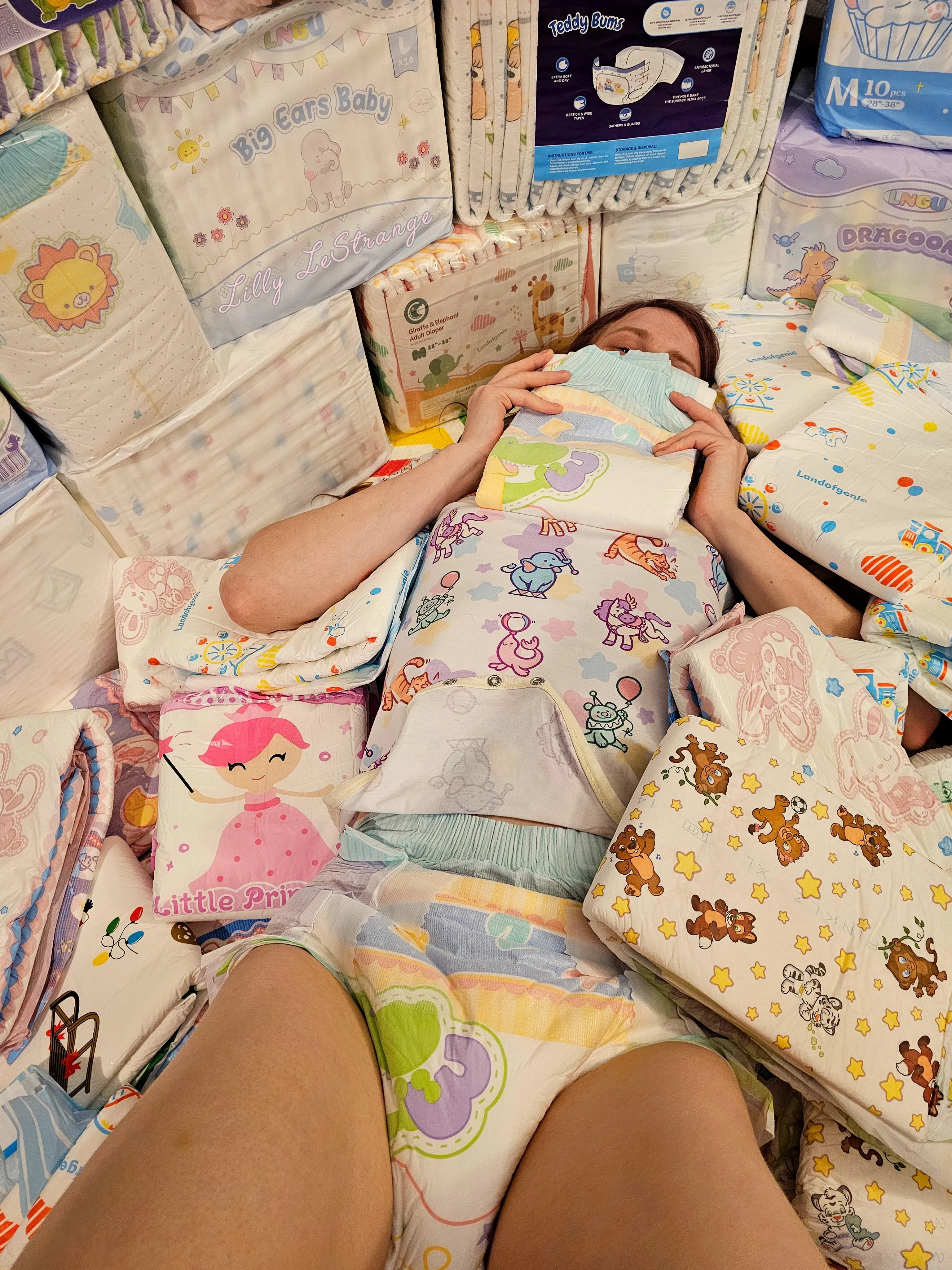 Do you think I have enough diapies? 🤭